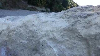 POV Public Beach Sex With a Big-Ass Amateur, Ending With a Cumshot