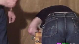 Daddy Spanks His Boy in Tight Jeans