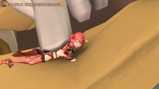 [Giantess Vore Fetish] Pyra Gets Eaten Too - Public