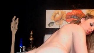 Big-Titted Latina Beauty on Webcam Anal Show