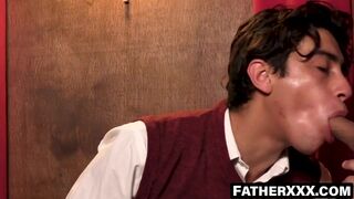 FatherXXX.com - Naughty priest's arousing sinful confession sexcapade