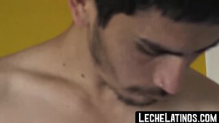 LecheLatinos.com - Straight Latino's raw, intense bareback fuck and facial in POV