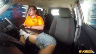 Rae Lil Black BLOWJOB QUEEN sucks cock in a car wash -