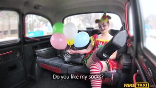 Little Valentines Day cosplay clown SQUIRTS and CUMS HARD