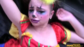 Little Valentines Day cosplay clown SQUIRTS and CUMS HARD