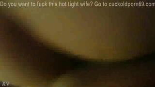 Husband talks wife into taking BBC creampie