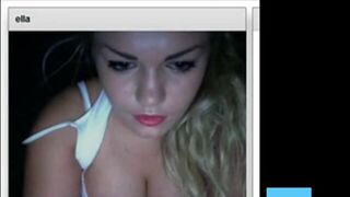 Busty British Girl on Chatroulette