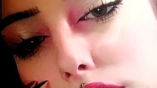 hot big lips teen cum