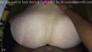 Fat white wife gets seeded by black lover for hubby