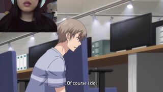 Hentai Anime: Being Naughty At Work Under The Desk