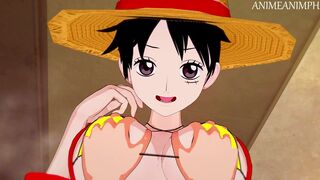 ONE PIECE MONKEY D LUFFY GENDER BENDER ANIME HENTAI 3D UNCENSORED