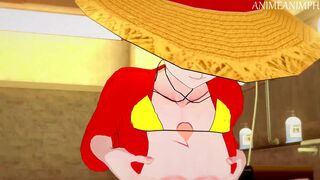 ONE PIECE MONKEY D LUFFY GENDER BENDER ANIME HENTAI 3D UNCENSORED