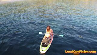 Drone Spies on Naked Surfer with Amazing Views