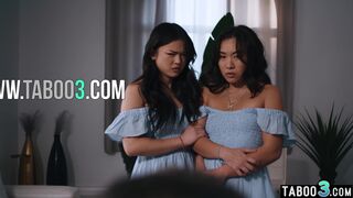 Dad fucking his asian teen stepdaughters