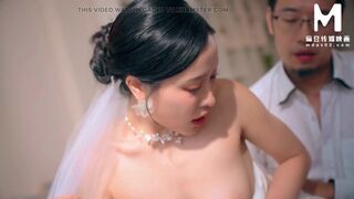 ModelMedia Asia - Soon-to-be-married slutty wife engages in wife-swapping sex before her wedding day