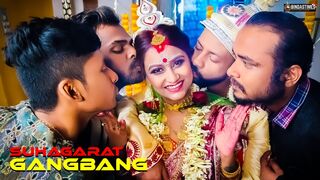 GangBang Suhagarat - Besi Indian Wife Very 1st Suhagarat with Four Husband ( Full Movie )