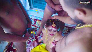 GangBang Suhagarat - Besi Indian Wife Very 1st Suhagarat with Four Husband ( Full Movie )