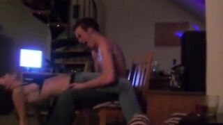 Topless Lap Dance by Busty Amateur