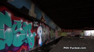 POV fucking sassy Caribbean for graffiti