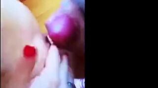 Greek Cheating Girl Irina Blowjob and Facial by Lover