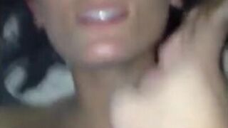 Homemade Blowjob with Amateur Brunette Ends with a Facial