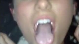 Homemade Blowjob with Amateur Brunette Ends with a Facial