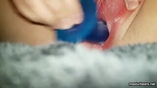 toying my pulsating contracting cream pussy