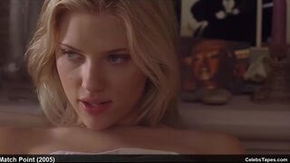 Scarlett Johansson erotic and sexy movie scenes