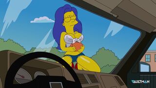 Marge and Lois car wash