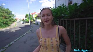 - Deep Creampie for unlucky Babe behind the train station