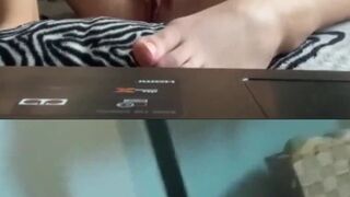 Shy petite teen helps me cum big on chat