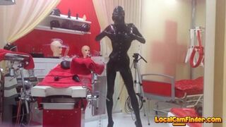 Kylie's Latex Webcam Show: BDSM Fun in the Studio