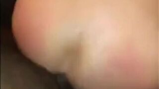 Black Cock Breeds Willing Bareback Slut