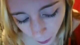 Blonde Cam Girl's Toe-Curling Solo Session