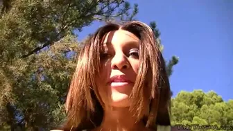 Premium GFs - Solo teen tiny Trisha fingers herself