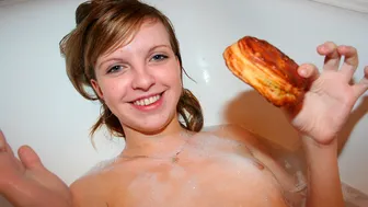 Young Libertines - Good-Looking Babe With Brown Hairs Simona Fucked In The Cowgirl Pose