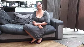 Faphouse - Auntjudys - Hairy BBW MILF Cassy Hill Shows Off Her Big Natural Tits