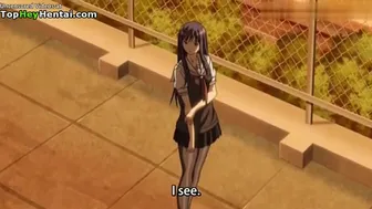 Hentai College Babe Gets Huge Cumshot On Her Feet In Pantyhose
