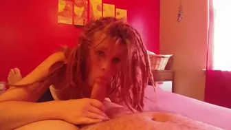 Thrill porn video – Redhead MILF Gives POV Blowjob And Rides To Orgasm