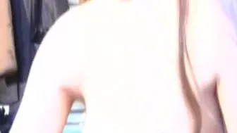 Asian Amateur In Bikini Gives BJ And Masturbates