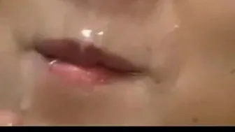 Bukkake Miyu: Japanese Amateur Covered In Cum