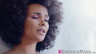 Ebony girls Scarlit and Alina Ali seduce Seth Gamble after licking pussies mu