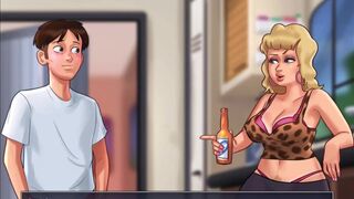 [Gameplay] Summertime saga - Miss dewitt gave me a blowjob
