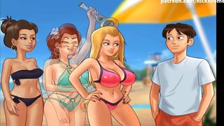 [Gameplay] Summertime Saga All Sex Scenes stepsister Becca Part 2 (Turkish sub)