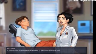 [Gameplay] Summertime Saga All Sex Scenes Ms Okita Part XIV (Turkish sub)