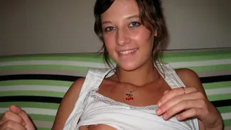 Young Libertines - Sensual slender brunette Vlaska screwed in the cowgirl pose