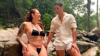 Outdoor Fucking With A Horny Big Ass Redhead - Milan Rodriguez & Devil Khloee