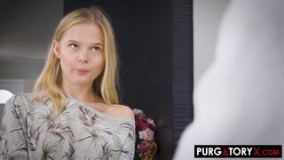 Coco Lovelock sucks her stepdads dick