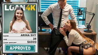 Loan 4K - Young Customer Wanted To Get A Loan, But Got Face Fucked Eventually