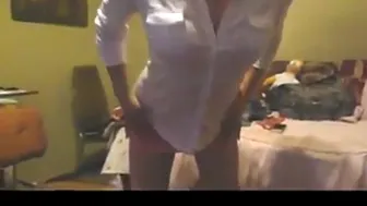 Please porn video – Webcam Girl Teases With White Panties